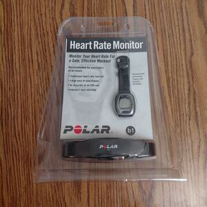 Polar Heart Monitor Watch B1 w/ Transmitter Belt Workout Trainer Model 190012557